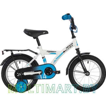 Детский велосипед Novatrack Forest 141FOREST.WT20 (белый/черный, 2020)